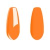 Vishine Nail Gel Polish, 15ml Soak Off Nail Gel Polish Nail Art Manicure Salon DIY at Home Long-lasting - Hot Orange 0.5 OZ