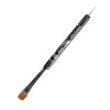 A&K L'YDIA 2 Way Acrylic Professional Konlisky sable hair French Manicure Clean-up Brush Nail Art Brush Bend Nail Dotting Pen Builder Extension UV Gel Acrylic #12