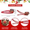 Beleki Christmas Hair Clips for Girls 6Pcs Cute Snap Hair Clips Christmas Hair Accessories Christmas Headdress Decoration for Girls Women Kids New Year Gifts