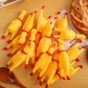 POPLAY 20PCS Squeaky Rubber Chickens, Screaming Chickens Bulk Prank Novelty Toys Pet Toys for Party Favors Family Game Dog Toys Noise Maker