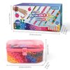 FUNiOi Kids Art and Craft Kit, Rubber Band Bracelet Make Toy, Cat Weaving Comb, 1000+ Colorful Hair Ties, DIY, Organizer Case, Gift for Girls 7-12 Years