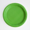 Lime Green Solid Round Dessert Paper Plates - 7" (Pack of 20) - Vibrant Party Plates for Appetizing Treats - Perfect for Birthdays & Events