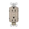 Legrand radiant 1597TRNICC4 15 Amp GFCI Self Test Tamper Resistant Decorator Duplex Outlet, Nickel (1 Count)