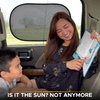 EcoNour Car Window Shades for Baby (4 Pack) | Sun Shade for Car Window for Kids | Car Shades for Side Windows | Automotive Sun Protection Baby from UV and Sun Glare | Car Baby Accessories (20"x12")