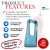 ToiletTree Products Extended Capacity Oral Irrigator Water Tank with Bonus Tip, Compatible with Many Brands, Oral Irrigator Not Included (Tank and 1 Tip Only), Blue