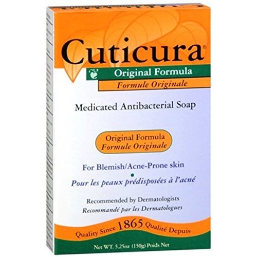Cuticura Deep Cleansing Face and Body Soap, Original Scent 5.25 oz (Pack of 4)