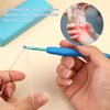 4mm Beginners Crochet Hook, Ergonomic Handle Crochet Hooks for Arthritic Hands, Comfortable Smooth Knitting Needles for Handmade DIY, Random Color