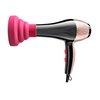 Collapsible Hair Diffuser Attachment for Hair Dryers, Portable Silicone Diffuser for Curly Hair, Universal Fit 1.57-1.99 Inch Nozzle, Ideal for Travel, Salon, and Home Use (Rose Red)