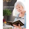 EasyLifeCare Hands Free Chest Rest LED Magnifier - Neck Wear Visual Aid Illuminated Magnifying Glass for Low Vision & Visually Impaired Seniors - Portable - Gifts for Mom, Dad, Grandmother, Women, Men