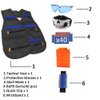 Tactical Vest Kit for Nerf Guns N-Strike Elite Series with Refill Darts,Reload Clips, FaceTube Mask, Hand Wrist Bands and Protective Glasses,Nerf Vest Toys for Boys & Girls