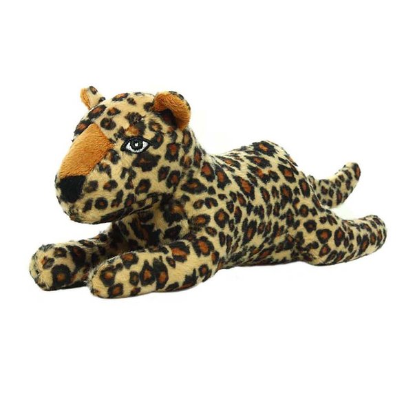 MIGHTY- Massive-Safari-Leopard- Squeaker-Multiple Layers. Made Durable, Strong & Tough. Interactive Play Dog Toy (Tug, Toss & Fetch). Machine Washable & Floats