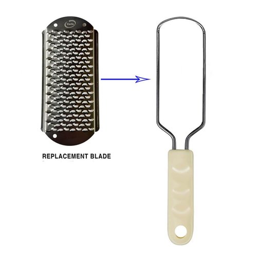 Vanfa Rasp Foot File Scrubber Callus Remover (Replacement Blades 5_Pack Item #79018)