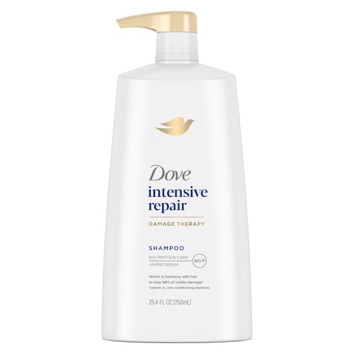 Dove Shampoo Intensive Repair for Damaged Hair Shampoo with Bio-Restore Complex 25.4 oz
