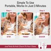 PureWine Pink Wand Filters Histamines and Sulfites - May Reduce and Alleviate Wine Allergies & Sensitivities - Purifier Aerates Wine Restore Taste & Purity - Includes Wine Glass Charm Accessory