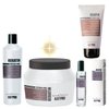 KAYPRO Keratin Shampoo 350ml + Mask 500ml + Keratin Serum 100ml+treatment 100ml, Clear
