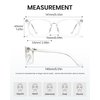 Cyxus Clear Blue Light Glasses for Women Men Reduce Eye Strain UV Blocking for Computer Screen