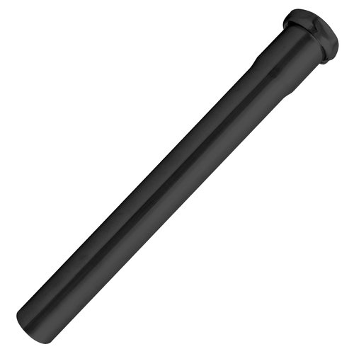 Westbrass D421-62 1-1/14" x 12" Slip Joint Extension Tube, Matte Black