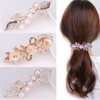 FZBNSRKO Hair Barrettes for Women, 5 Pack - Hair Clip Barrettes with Imitation Diamond, Pearl, Rhinestone, and Flower - Exquisite Hair Accessories for Girls Women (Random Color)