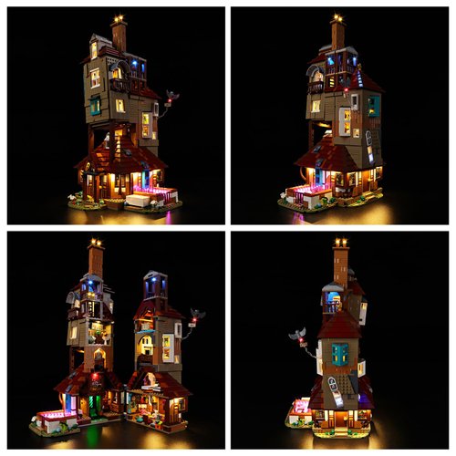 Kyglaring LED Lighting Kit for Lego The Burrow – Collectors' Edition Model Set, Compatible with Lego 76437 (Lego Set not Included)