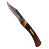 Schrade Old Timer 6OTW Golden Bear 8.7in S.S. Traditional Lockback Folding Knife with 3.9in Clip Point Blade and Wood Handle for Outdoor, Hunting, Camping and EDC