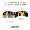 Kent 81T TY Pocket Comb and Beard Comb for Mustache and Beard, Travel Kit Beard Comb for Beard Car, Fine Tooth Comb, Mustache Comb, Kent Comb for Mustache Kit, Beard Grooming Styling Comb