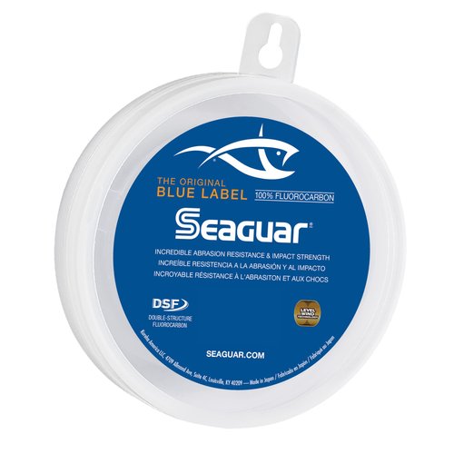 Seaguar 80FC25 Blue Label Saltwater Fluorocarbon Line, .032" Diameter, 80 Lb Tested, 25 yd, Clear