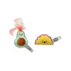 Pearhead Taco Time Cat Toy Set, Crinkle and Feather Catnip Toy Set, Cat Teaser, Cat Owner