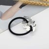 Xiwstar 5Pcs Sparkly Crystal Rhinestone Hair Bow Ties Scrunchies Ponytail Holder Women Girls Hair Bands Headband