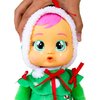 Cry Babies Tiny Cuddles Christmas Noelle - 9" Baby Dolls, Cries Real Tears, Red and Green Christmas Tree Themed Pajamas