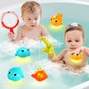 Light Up Bath Toys for Toddlers, Magnetic Fishing Games Baby Bathtub Toy for 1-3 4-6 Year Old, Shower Water Pool Toys for Kids Boys Girls Baby Infant Christmas Birthday Gifts