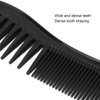 Detangling Comb, Plastic Wide Tooth Hair Comb Durable for Salon Use for Home(black)