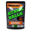 Emergency Stank Balls Bath Bombs - Funny Bath Bombs for Men - XL Bath Fizzers, Black and Green Marbled, Handcrafted in the USA