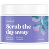 ASUTRA Dead Sea Salt Body Scrub Exfoliator (Soothing Lavender), NEW BIGGER 16 oz Size | Ultra Hydrating, Gentle, & Moisturizing | Coconut, Lavender, and Bergamot Oils | Includes Wooden Spoon