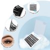 Lash Clusters 84 Pcs Cluster Lashes Eyelash Clusters DIY Cluster Eyelash Extensions Individual Lashes Thin Band & Soft(Morning,D-8-16mix)