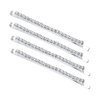 Mia Rhinestone Bobby Pins, Hair Pins, Hair Accessories, Silver w/ Sparkly Shiny, Round, Glass Crystals, For Women, Teens, Dress Up 4 pcs