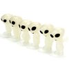 Glow in the Dark Alien Figurines for Kids - 25 Pcs Small Halloween Party Favors Fillers Goodie Bag Classroom Prizes Pinata Stuffers Halloween Toys Bulk Gifts for Kids - Vending Machine Toy Easter Toys