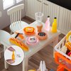 Diinokiy 200Pcs Dollhouse Miniature Food Drinks Bottle Cooking Toys Kitchen Accessories Mini Play Fake Resin Pretend Game Party Tableware Bread Cake Ice Cream 1/12 Doll House Landscape