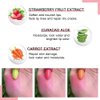 BINGBRUSH Color Changing Lipstick Queen,PH Mood Long Lasting Lip Gloss Korean Lip Balm Tinted Magic Makeup Moisturize Lipstick Set (3pcs Aloe+Strawberry+ Carrot, 3 Count (Pack of 1))