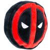 Buckle-Down Dog Toy Plush Deadpool Logo Red Black White, 8" x 6", DTPT-DPBO