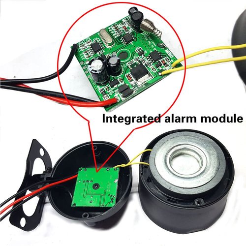 Car Alarm System for Theft Prevention with Sound, Anti Theft Car Security Device Alarm System with 2 Remote Starts, Universal 12V Loud Horn 120dB 6 Tone 7-Level Sensitivity Car Alarm Siren