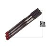3 Pcs x Italia Deluxe [ 1061 Mahogany ] Ultra Fine Lip liner Pencil Lipliner Set + Free Zipper Bag