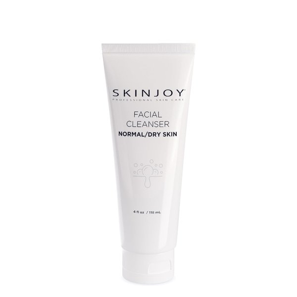 Skinjoy Facial Cleanser for Normal and Dry Skin, Gentle Face Wash, Makeup Remover, Gluten-Free Paraben-Free Sulfate-Free Cleanser Face Wash - 4 fl oz