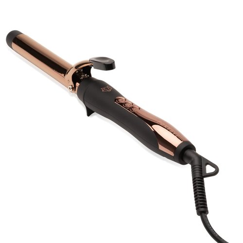 FoxyBae Titanium Curling Iron 1 Inch – Rose Gold Collection | Curling Wand for Shiny & Healthy Hair | Long Lasting, Defined Curls | Hair Curler for Long & Short Hair | Top Hair Tool for Styling, (1")