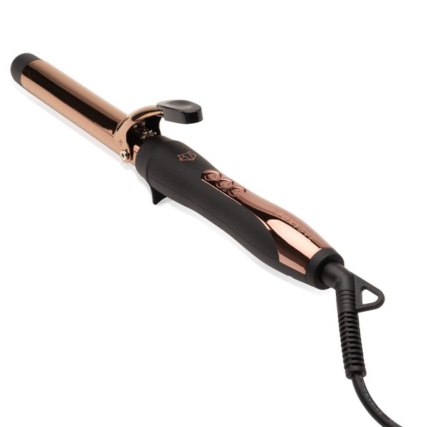 FoxyBae Titanium Curling Iron 1 Inch – Rose Gold Collection | Curling Wand for Shiny & Healthy Hair | Long Lasting, Defined Curls | Hair Curler for Long & Short Hair | Top Hair Tool for Styling, (1")