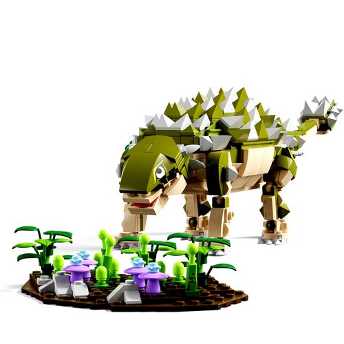 LEQUMOC Dinosaur in Building Sets, L005 Ankylosaurus Jurassic, Dino World Park, Set for Boys and Girls, Age 4 + Year Old,601PCS