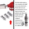 Pasta Attachment Shear Shaft Coupler by Ohoho - Compatible with KitchenAid Stand Mixer Pasta Attachment, Repair/Rebuild for Pasta Sheet Roller, Spaghetti Cutter, Fettuccine Cutter (1)
