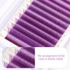 Y Lashes Extensions Colored YY Lashes Premade Fans Purple Eyelash Extensions D Curl 0.07mm 8-15mm Mixed Tray Y Shape Easy Fan Volume Lashes Supplies (YY-0.07-D,Light Purple)