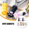 8 Pcs Nipper Protective Sleeves Cute Cat Paw Protective Covers Cute Animal Cuticle Scissors Cover Caps for Nail Nipper Tweezers etc