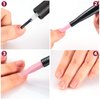 5 Pieces Pumice Stone Nail File Double-Headed Nail Polishing Pen Stick Cuticle Remover Trimmer Buffer Pedicure Pen Nail Art Care Tool for Household Beauty Salon Peeling Dead Skin Repairing