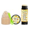 Natural Honey Soothing & Luscious Lips by OverSoyed Exfoliator & Chapped Lip Repair Lip Care Combo | Artisan Handcrafted to Order Sticky Sweet Honey Lemon Orange Berry Floral Spice Flavored Exfoliating Sugar Lip Scrub & Lip Moisturizer Balm Gift Set